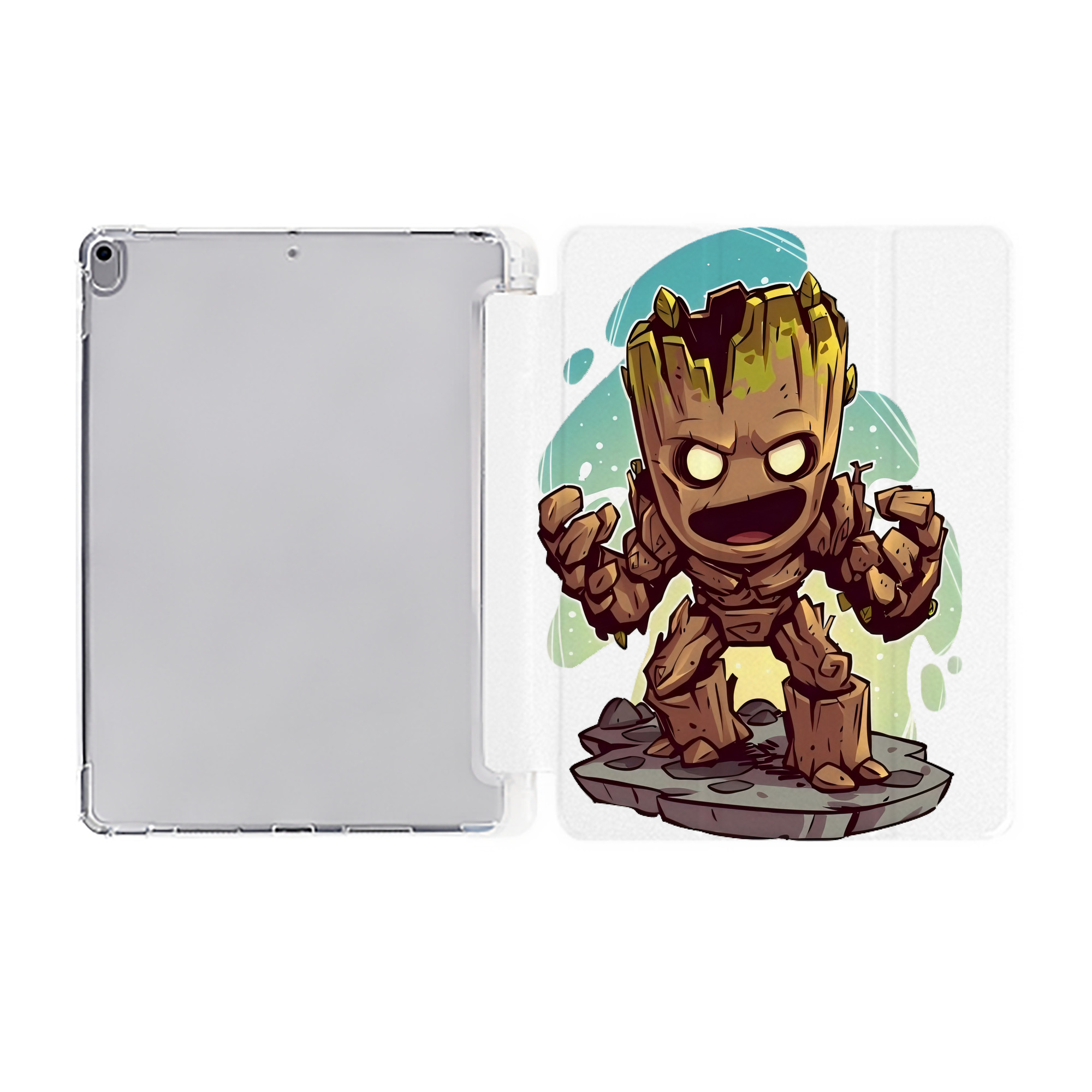 （画像用） アベンジャーズ The Avengers IPad ケース ペン収納付き 三つ折りスタンド PUレザー×シリコン 対応機種9.5/10.5/10.9インチ